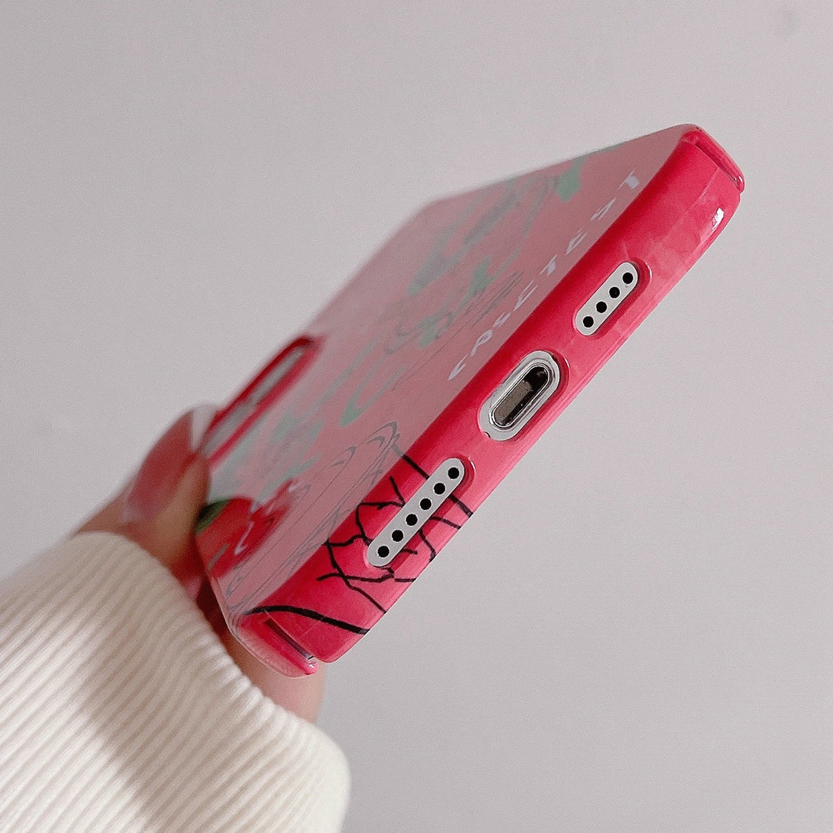 ELECTROPRIME For iPhone 15 Painted Pattern PC Phone Case(Ice Cream Cone)