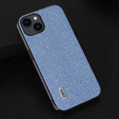 ELECTROPRIME For iPhone 15 ABEEL Diamond Black Edge Phone Case(Sapphire Blue)