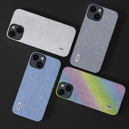 ELECTROPRIME For iPhone 15 ABEEL Diamond Black Edge Phone Case(Sapphire Blue)