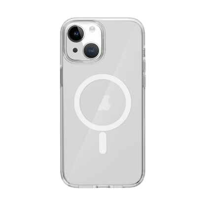 ELECTROPRIME For iPhone 15 Plus Terminator Style Transparent MagSafe Magnetic Phone Case(Transparent)