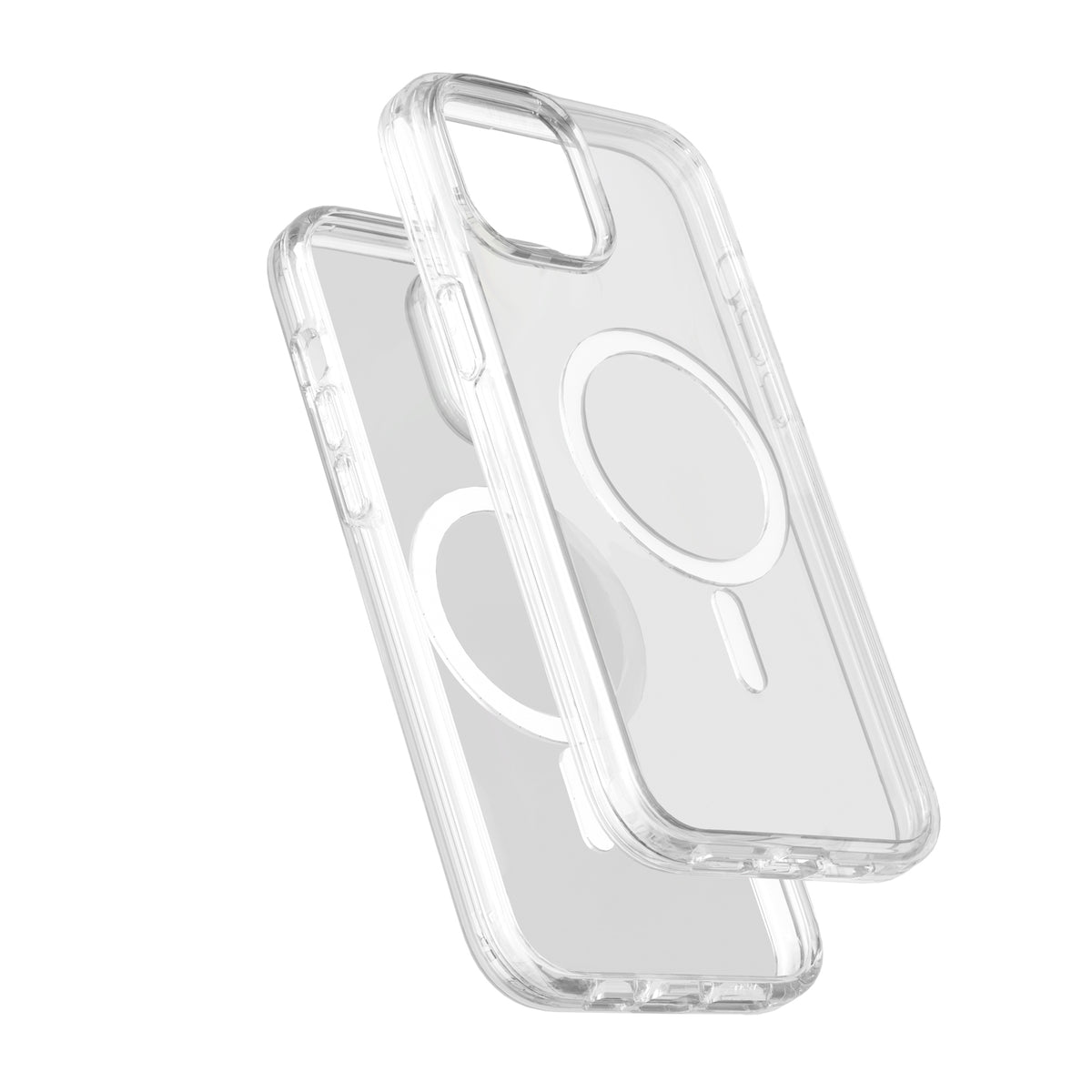 ELECTROPRIME For iPhone 15 Plus Terminator Style Transparent MagSafe Magnetic Phone Case(Transparent)