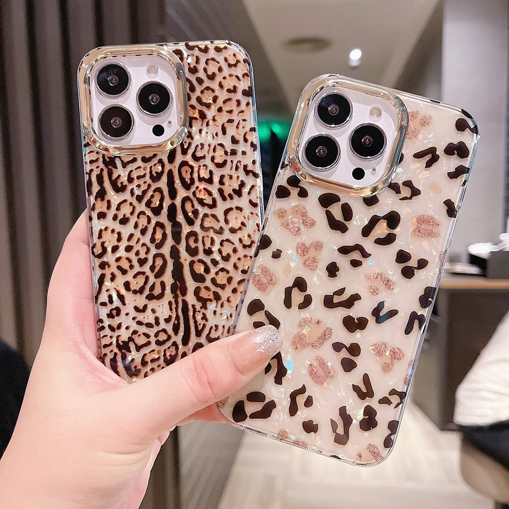ELECTROPRIME For iPhone 15 Colorful Crystal Shell Pattern PC + TPU Phone Case(Colorful)