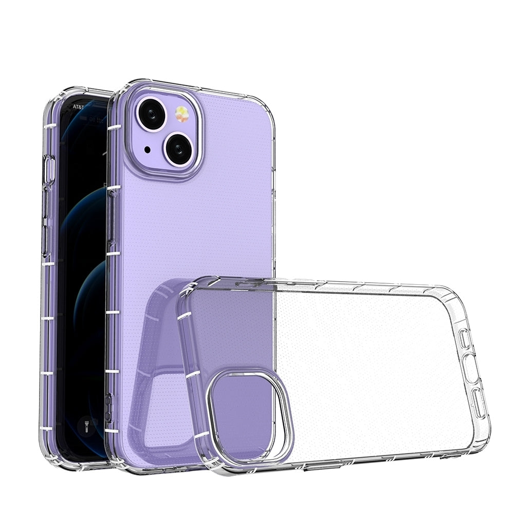 ELECTROPRIME For iPhone 15 Plus Airbag Four-Corner Full Coverage Shockproof TPU Phone Case(Transparent)