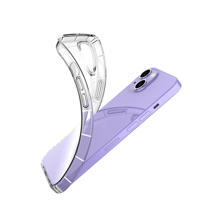 ELECTROPRIME For iPhone 15 Plus Airbag Four-Corner Full Coverage Shockproof TPU Phone Case(Transparent)