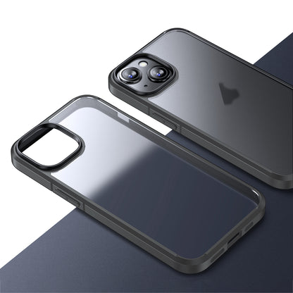 ELECTROPRIME For iPhone 15 Ice-Crystal Matte TPU Hard PC Phone Case(Grey)
