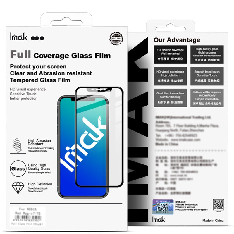 ELECTROPRIME For iPhone 15 Plus imak 9H Surface Hardness Full Screen Tempered Glass Film Pro+ Series