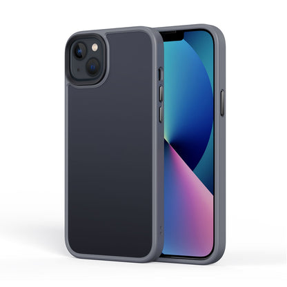 ELECTROPRIME For iPhone 15 Frosted Back Shockproof Phone Case(Grey)