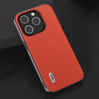 ELECTROPRIME For iPhone 15 ABEEL Haze Texture PU Phone Case(Red)