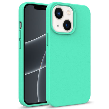 ELECTROPRIME For iPhone 15 Starry Series Shockproof Straw Material + TPU Protective Case(Green)