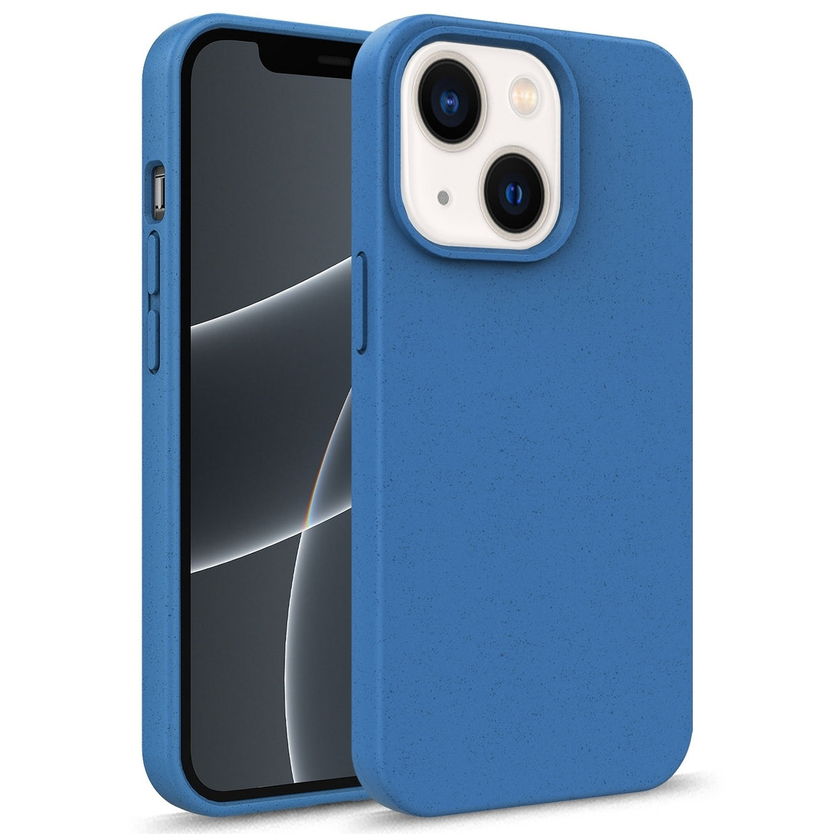 ELECTROPRIME For iPhone 15 Starry Series Shockproof Straw Material + TPU Protective Case(Blue)