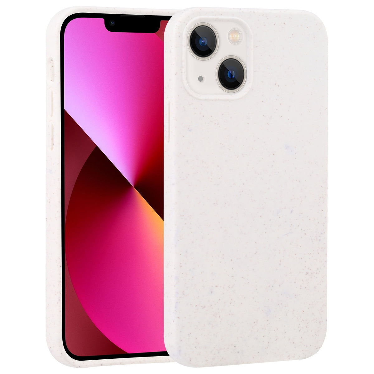 ELECTROPRIME For iPhone 15 Starry Series Shockproof Straw Material + TPU Protective Case(Starlight)