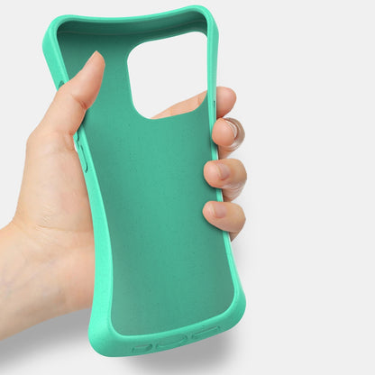 ELECTROPRIME For iPhone 15 Starry Series Shockproof Straw Material + TPU Protective Case(Blue)