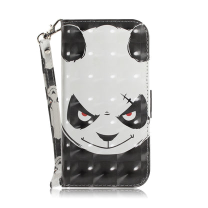 ELECTROPRIME For iPhone 15 3D Colored Horizontal Flip Leather Phone Case(Angry Bear)