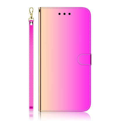 ELECTROPRIME For iPhone 15 Imitated Mirror Surface Leather Phone Case(Gradient Color)