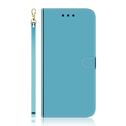 ELECTROPRIME For iPhone 15 Imitated Mirror Surface Leather Phone Case(Blue)