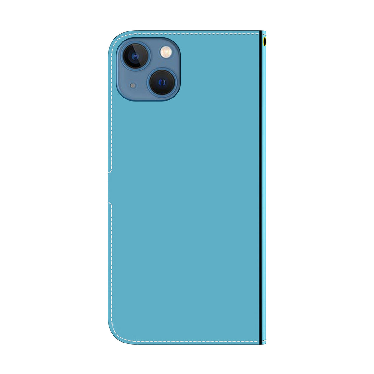 ELECTROPRIME For iPhone 15 Imitated Mirror Surface Leather Phone Case(Blue)