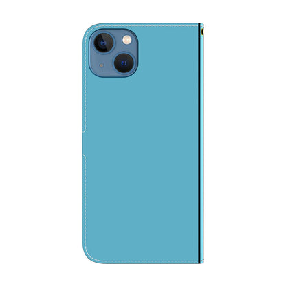 ELECTROPRIME For iPhone 15 Imitated Mirror Surface Leather Phone Case(Blue)