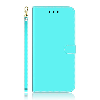 ELECTROPRIME For iPhone 15 Imitated Mirror Surface Leather Phone Case(Mint Green)