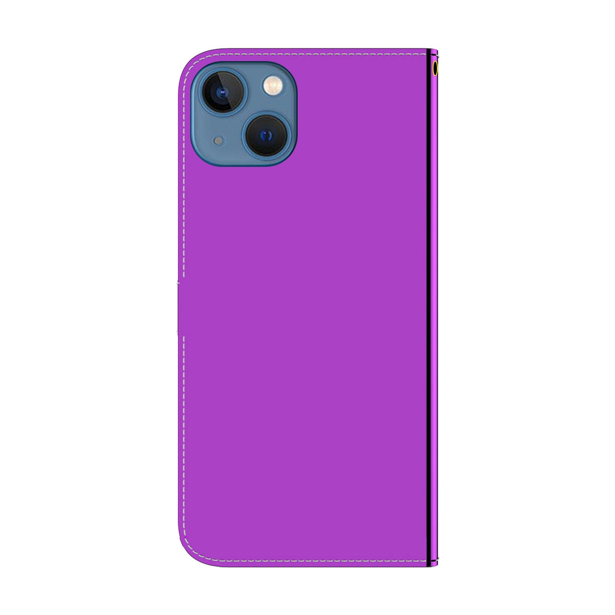 ELECTROPRIME For iPhone 15 Imitated Mirror Surface Leather Phone Case(Purple)