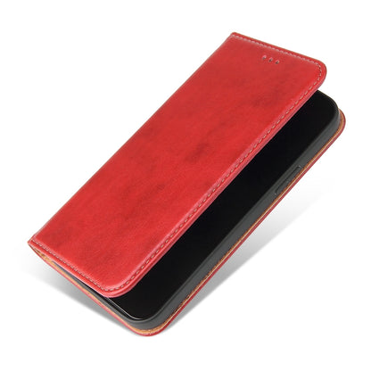 ELECTROPRIME For iPhone 15 Fierre Shann PU Genuine Leather Texture Phone Case(Red)