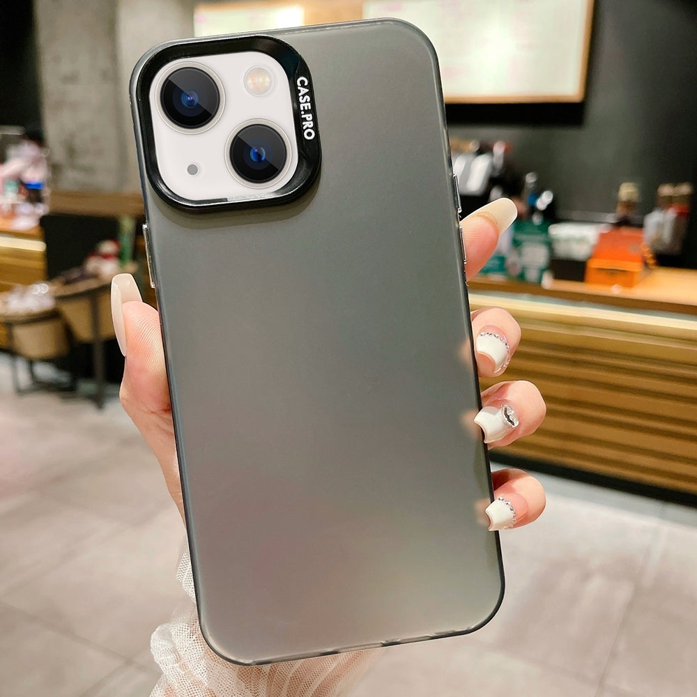 ELECTROPRIME For iPhone 15 Plus IMD Colorful Gradient Acrylic Phone Case(Black)