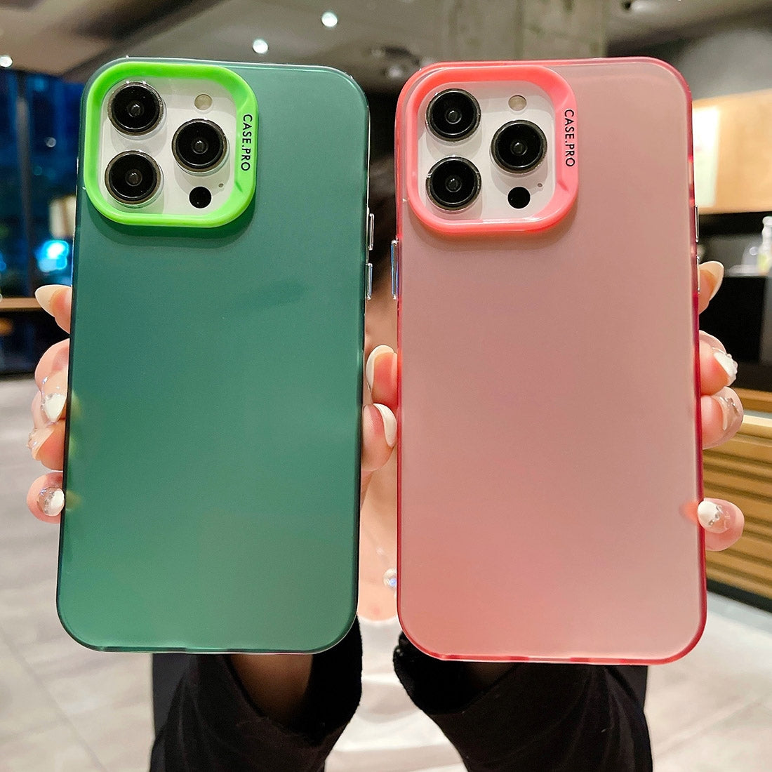ELECTROPRIME For iPhone 15 Plus IMD Colorful Gradient Acrylic Phone Case(Black)