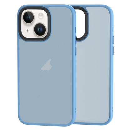 ELECTROPRIME For iPhone 15 Brilliant Series Micro-frosted Anti-fingerprint PC Phone Case(Blue)