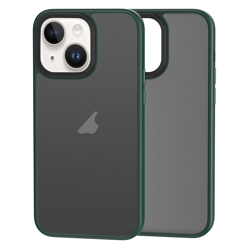 ELECTROPRIME For iPhone 15 Brilliant Series Micro-frosted Anti-fingerprint PC Phone Case(Green)