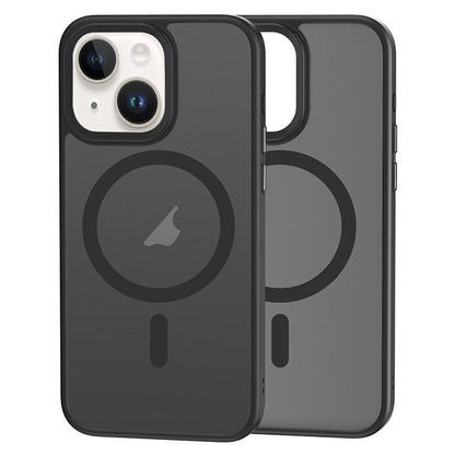 ELECTROPRIME For iPhone 15 Brilliant Series MagSafe Micro-frosted Anti-fingerprint PC Phone Case(Black)