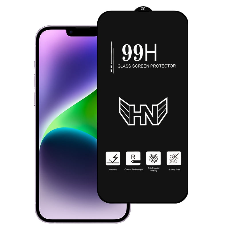 ELECTROPRIME For iPhone 15 Plus High Aluminum Large Arc Full Screen Tempered Glass Film