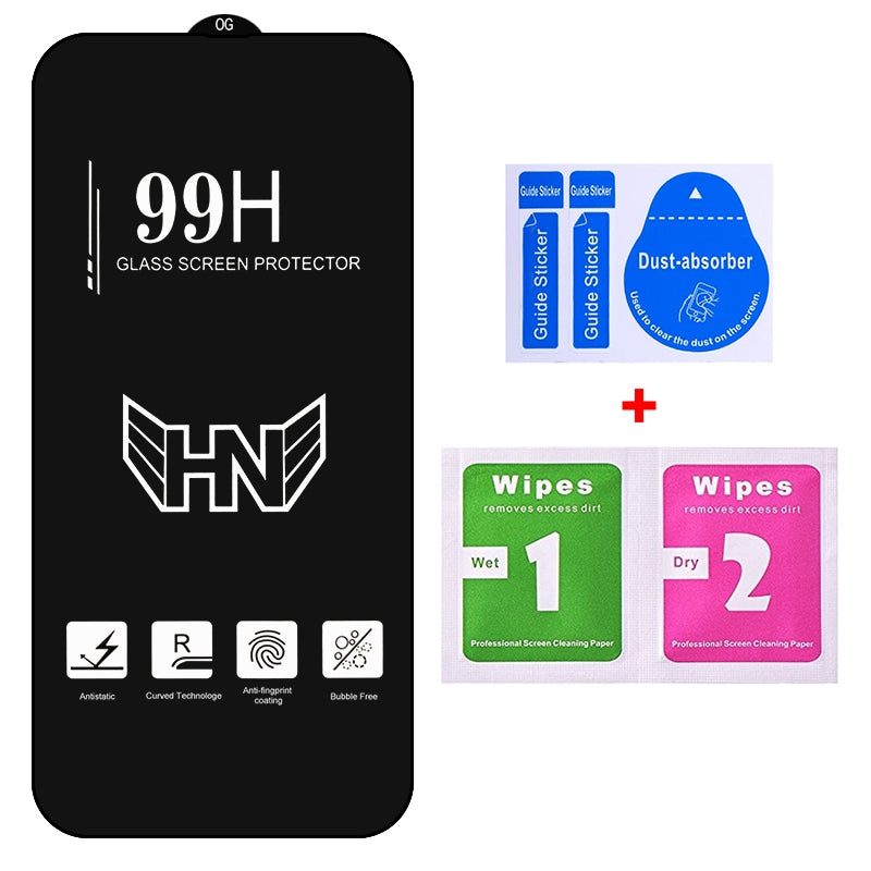 ELECTROPRIME For iPhone 15 Plus High Aluminum Large Arc Full Screen Tempered Glass Film