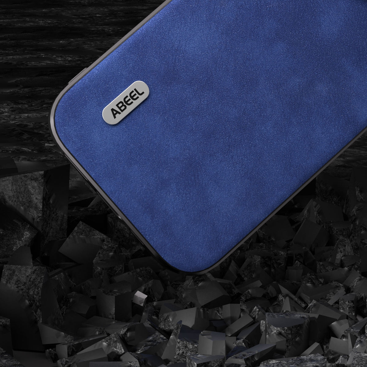 ELECTROPRIME For iPhone 15 ABEEL Morocco Texture PU Phone Case(Blue)