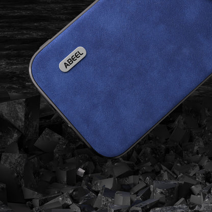 ELECTROPRIME For iPhone 15 ABEEL Morocco Texture PU Phone Case(Blue)
