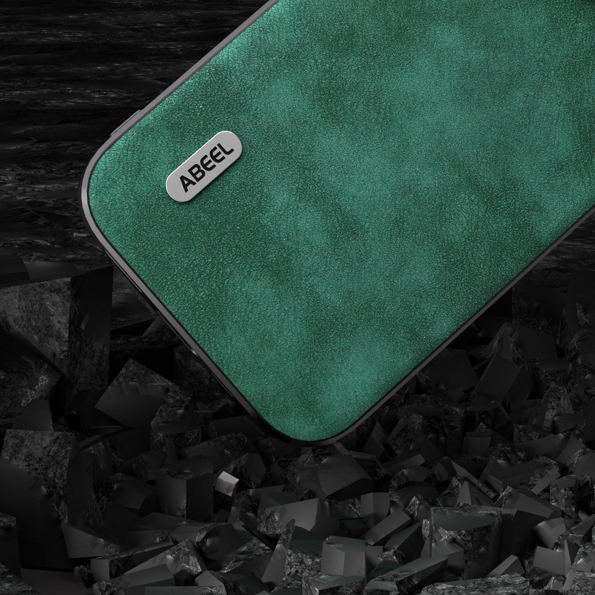 ELECTROPRIME For iPhone 15 ABEEL Morocco Texture PU Phone Case(Green)
