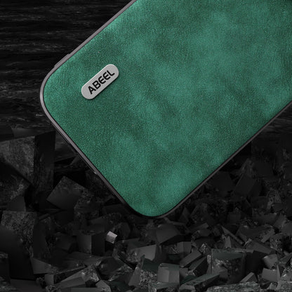 ELECTROPRIME For iPhone 15 ABEEL Morocco Texture PU Phone Case(Green)