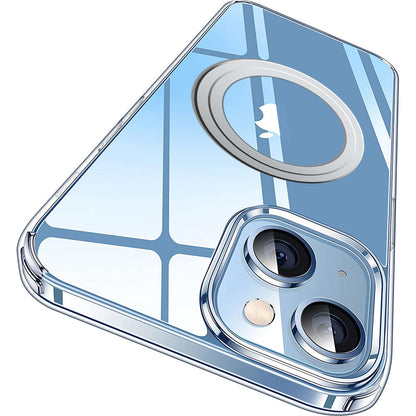 ELECTROPRIME For iPhone 15 Plus LK Crystal Clear MagSafe Magnetic Phone Case(Transparent)