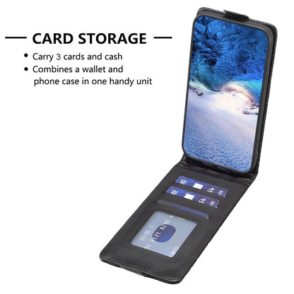 ELECTROPRIME For iPhone 15 Plus Diamond Lattice Vertical Flip Leather Phone Case(Black)