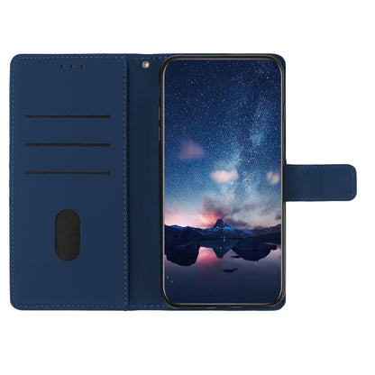 ELECTROPRIME For iPhone 15 Diamond Embossed Skin Feel Leather Phone Case(Dark Blue)