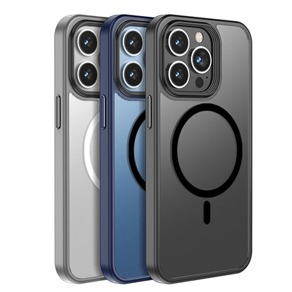 ELECTROPRIME For iPhone 15 Magsafe Magnetic Frosted Skin Feel Phone Case(Black)