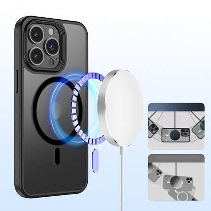 ELECTROPRIME For iPhone 15 Magsafe Magnetic Frosted Skin Feel Phone Case(Black)