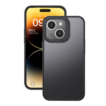 ELECTROPRIME For iPhone 15 Shield Frosted Skin Feel Phone Case(Black)