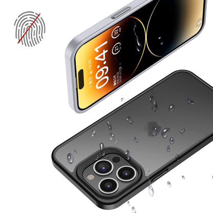 ELECTROPRIME For iPhone 15 Shield Frosted Skin Feel Phone Case(Grey)