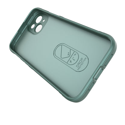 ELECTROPRIME For iPhone 15 Plus Magic Shield TPU + Flannel Phone Case(Light Blue)