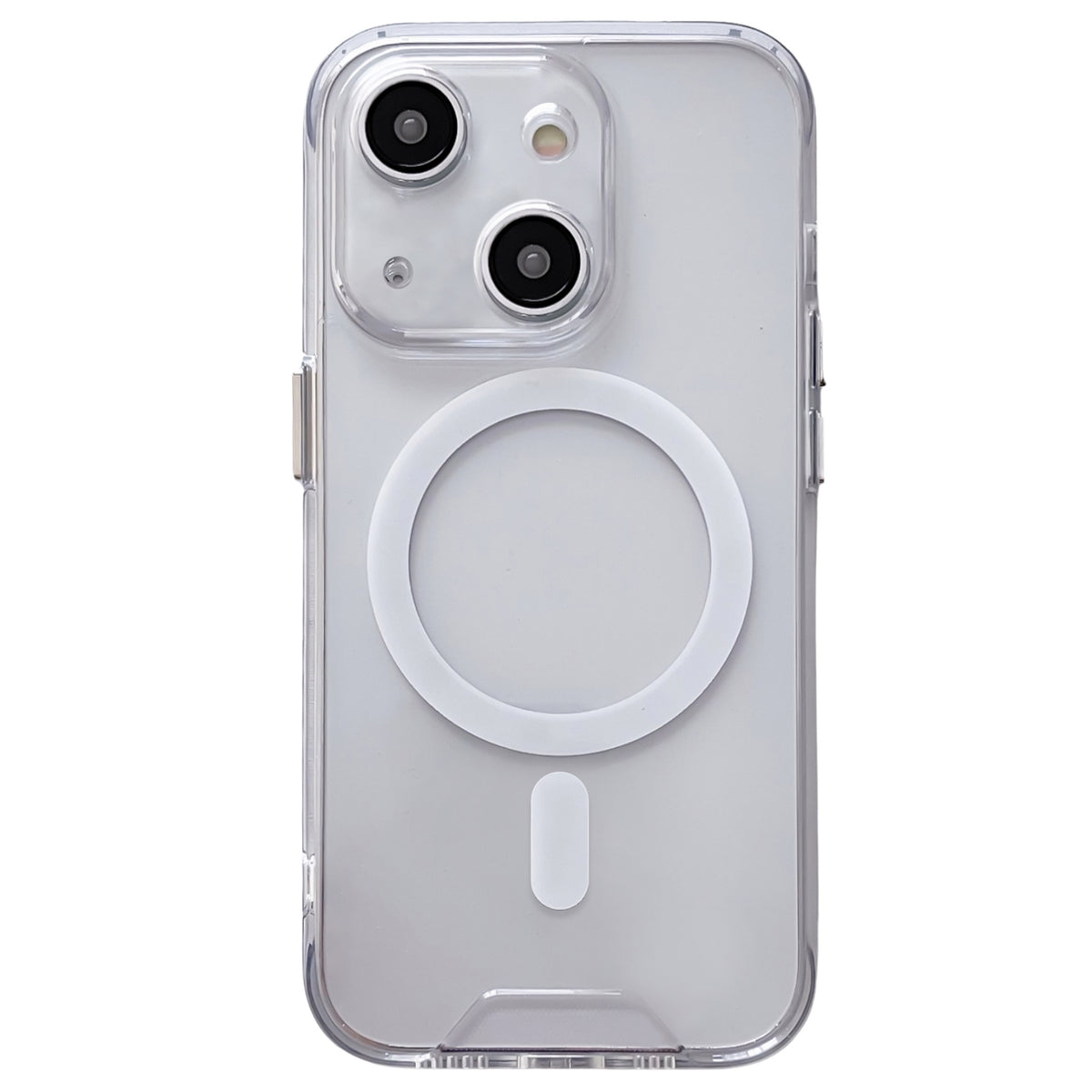 ELECTROPRIME For iPhone 15 Plus Space MagSafe Acrylic Hybrid TPU Phone Case(Transparent)