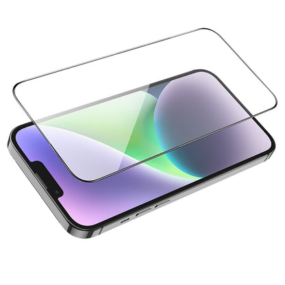 ELECTROPRIME For iPhone 15 Plus HOCO G1 0.33mm 2.5D Flash Attach Full Screen Silk Screen HD Tempered Glass Film
