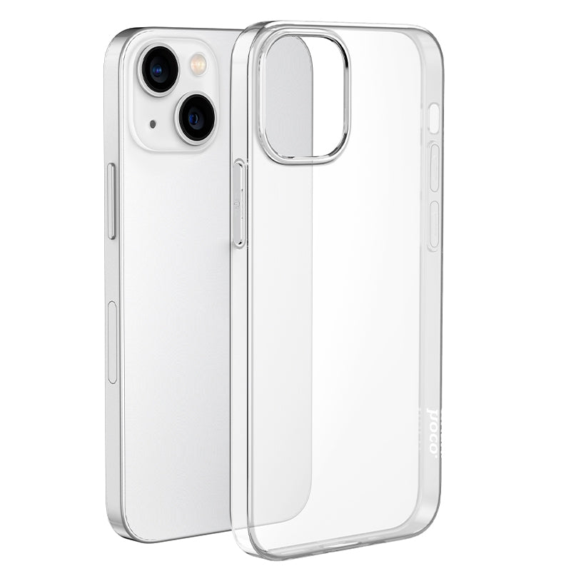 ELECTROPRIME For iPhone 15 Plus hoco Light Series Soft TPU Phone Case(Transparent)