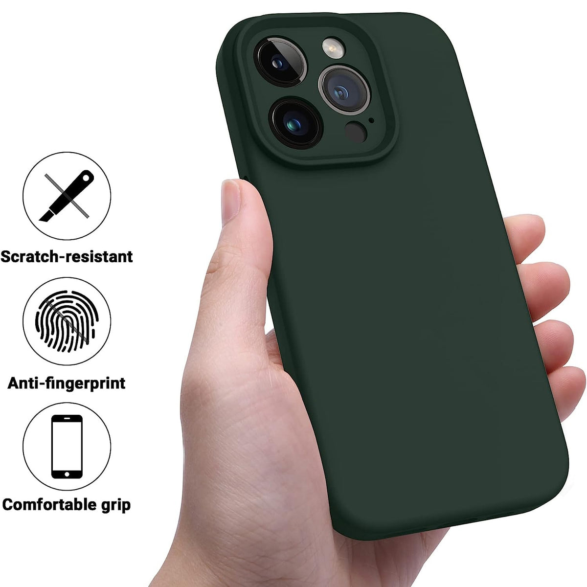 ELECTROPRIME For iPhone 15 Plus LK MagSafe Magnetic Silicone Phone Case(Green)