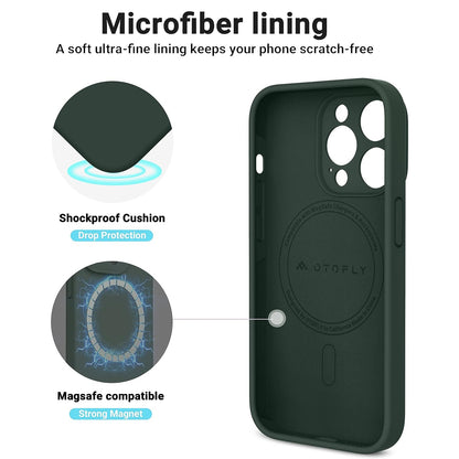 ELECTROPRIME For iPhone 15 Plus LK MagSafe Magnetic Silicone Phone Case(Green)