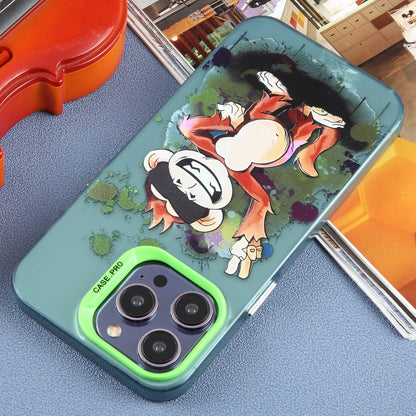 ELECTROPRIME For iPhone 15 Plus Animal Pattern PC Phone Case(Monkey)