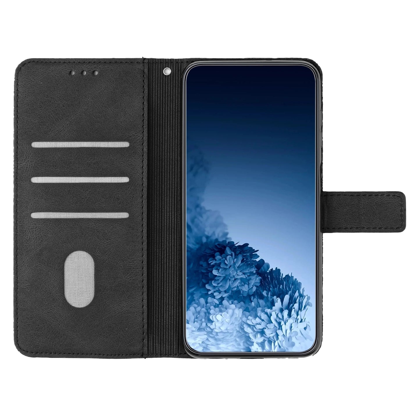 ELECTROPRIME For iPhone 15 Mandala Embossed Flip Leather Phone Case(Black)